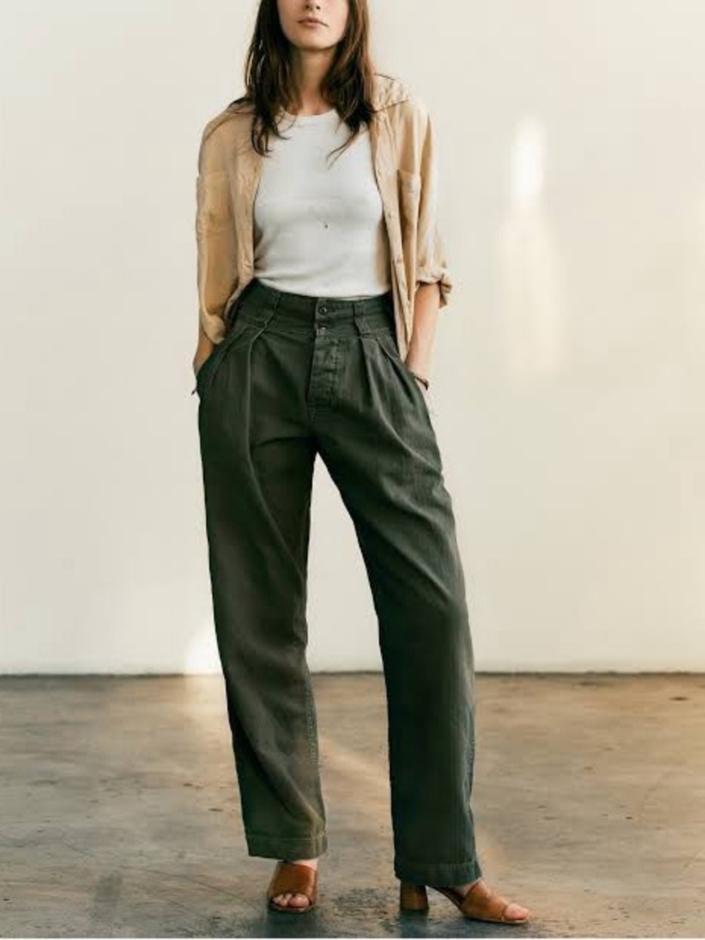 ISO | imogene + willie Olive Diana pants